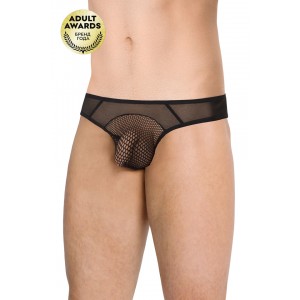 Трусы мужские со вставками из сетки SoftLine Collection, черный, M/L