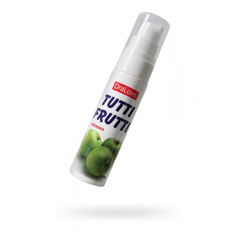 Съедобная гель-смазка TUTTI-FRUTTI для орального секса со вкусом яблока 30г