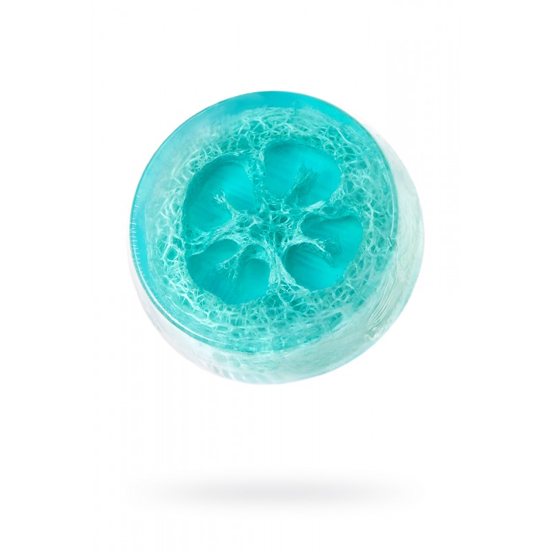 Мыло с люфой Eromantica La Fleur, зеленое, 85 г