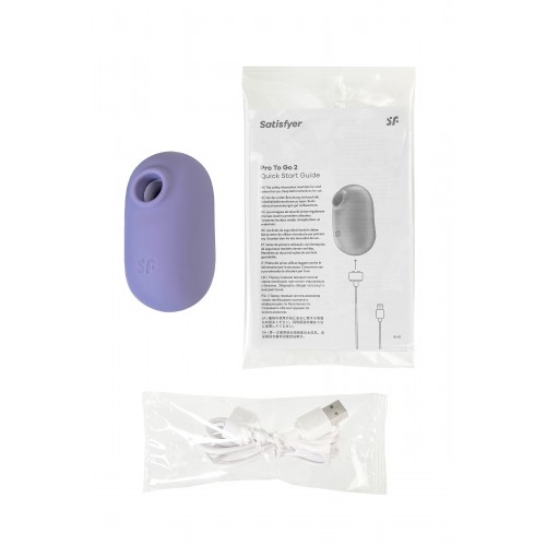Вакуумный стимулятор клитора Satisfyer Pro To Go 2, фиолетовый