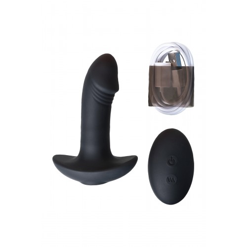 Стимулятор простаты PPP Enkakuzeccho DEEP ANAL VIBE, силикон, черный, 10,2 см