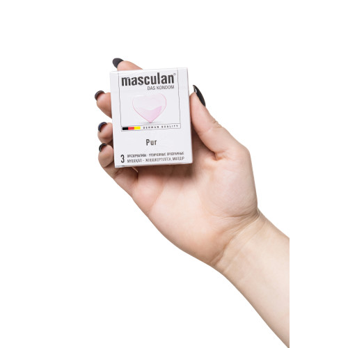 Презервативы masculan  Pur № 3 утонченные, 18,5 см, 5.3 см, 3 шт.