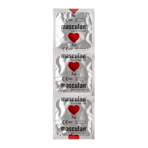 Презервативы masculan  Pur № 3 утонченные, 18,5 см, 5.3 см, 3 шт.