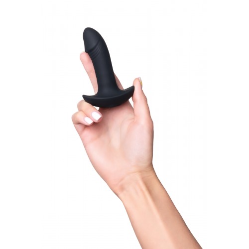 Стимулятор простаты PPP Enkakuzeccho DEEP ANAL VIBE, силикон, черный, 10,2 см