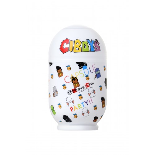 Мастурбатор нереалистичный, CAPSULE Party, MensMax, TPE, прозрачный, 9 см