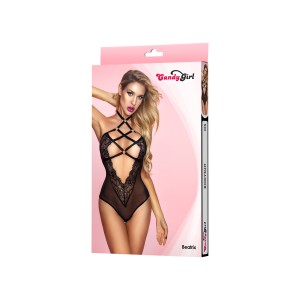 Боди Candy Girl Beatrix черное, OS (иной угол)