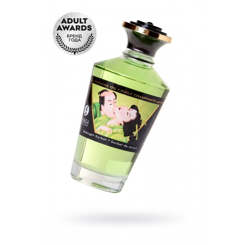 Масло для массажа Shunga Midnight Sorbet, разогревающее, с ароматом щербета, 100 мл
