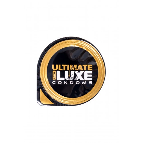 Презервативы Luxe BLACK ULTIMATE Реактивный Трезубец (Шоколад)