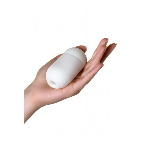Мастурбатор нереалистичный,  CAPSULE 06, Sakura, MensMax, TPE, белый, 8 см