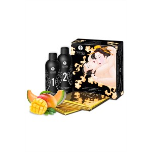 Массажный гель 2 в 1 Shunga, для скользкого секса, манго (иной угол)