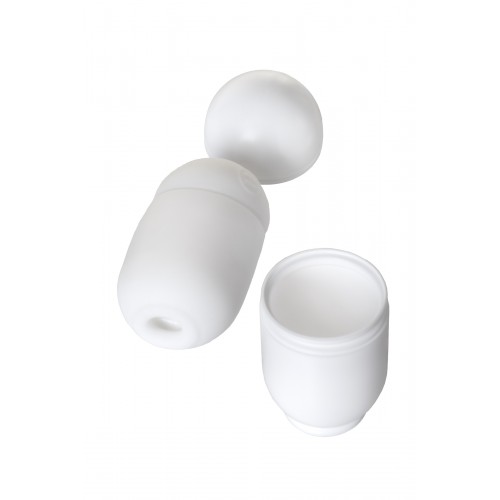 Мастурбатор нереалистичный,  CAPSULE 06, Sakura, MensMax, TPE, белый, 8 см