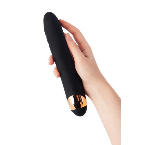 МЯГКАЯ вакуумная упаковка нереалистичный вибратор WANAME D-SPLASH  Storm, Силикон, Чёрный, 22,5 см