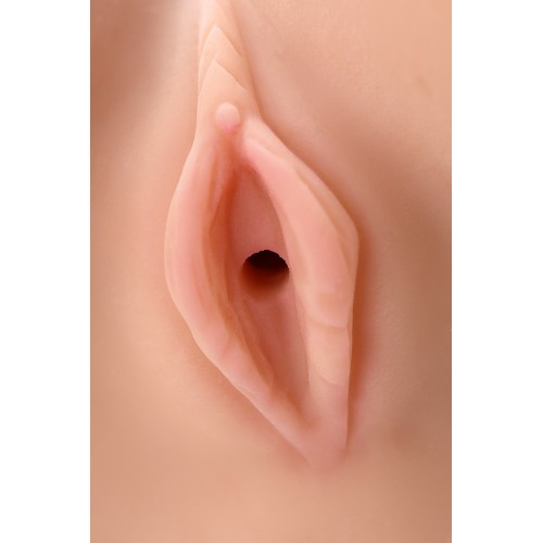 Мастурбатор реалистичный KOKOS Juliana Breast с вибрацией и ротацией, TPR, телесный, 20 см