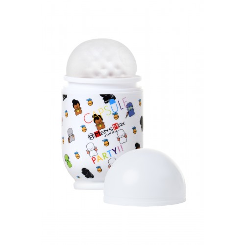 Мастурбатор нереалистичный, CAPSULE Party, MensMax, TPE, прозрачный, 9 см