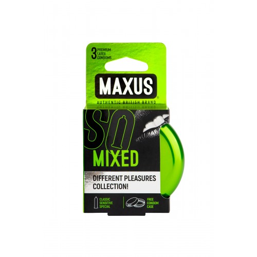 Презервативы MAXUS Набор в железном кейсе № 3, 18 см