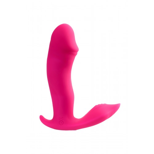 Стимулятор точки G с голосовым управлением JOS TILLY, силикон, розовый, 11 см