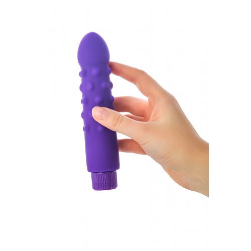Нереалистичный вибратор TOYFA A-Toys, силикон, фиолетовый, 17 см