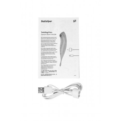 Вакуум-волновой бесконтактный стимулятор клитора Satisfyer Twirling Pro, силикон, зеленый