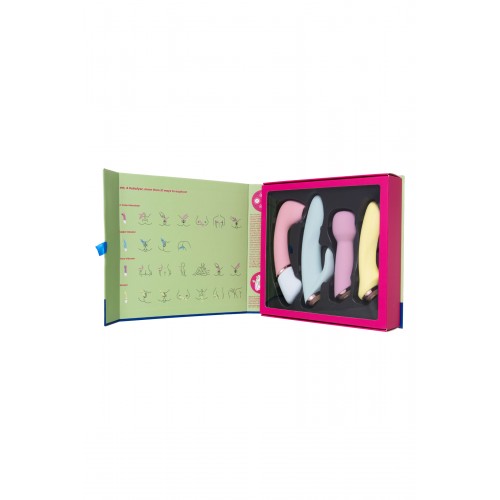 Набор вибраторов Satisfyer Marvelous Four, силикон, ассорти