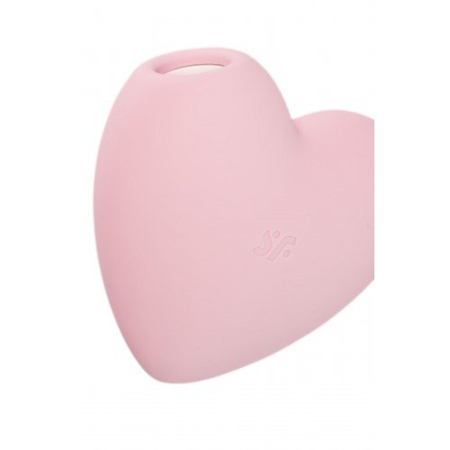 Вакуум-волновой бесконтактный стимулятор клитора Satisfyer Cutie Heart, силикон, розовый