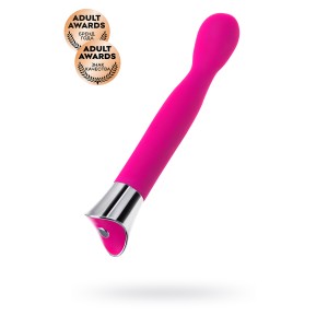 Стимулятор для точки G с гибкой головкой JOS GAELL, силикон, розовый, 21,6 см (иной угол)