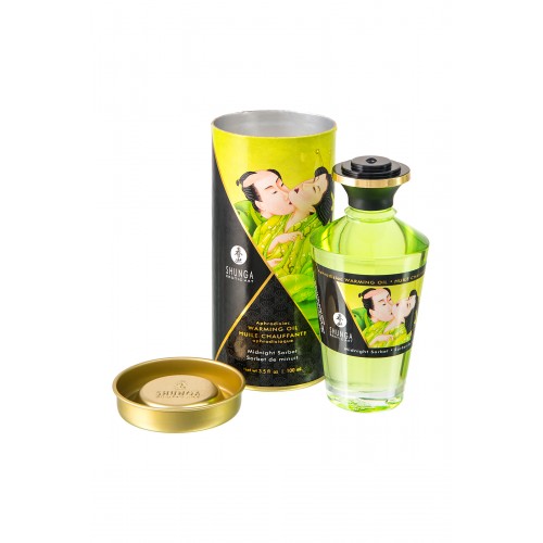 Масло для массажа Shunga Midnight Sorbet, разогревающее, с ароматом щербета, 100 мл