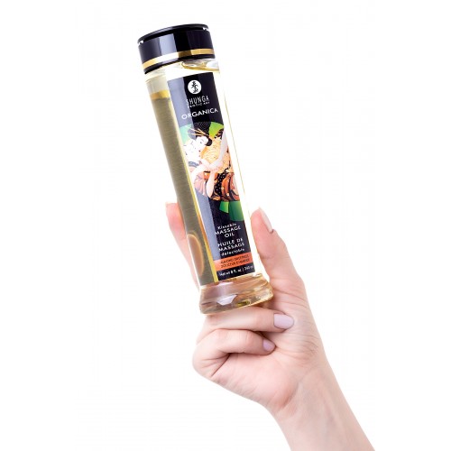 Масло для массажа Shunga Organica Almond Sweetness, натуральное, возбуждающее, с ароматом миндаля, 250 мл