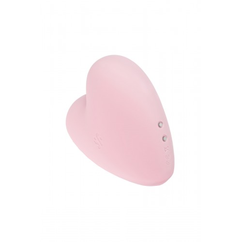 Вакуум-волновой бесконтактный стимулятор клитора Satisfyer Cutie Heart, силикон, розовый
