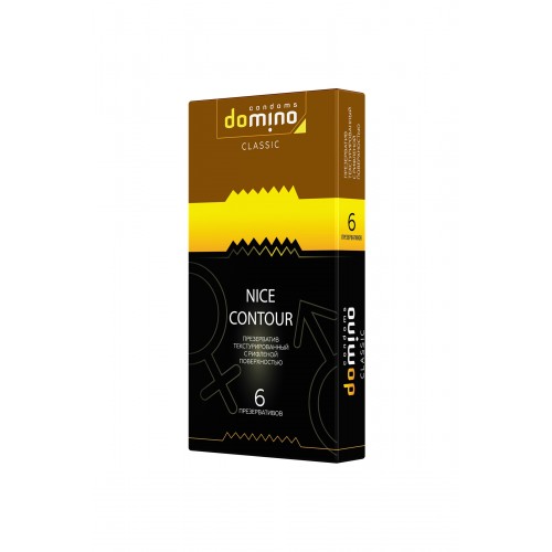 Презервативы Luxe DOMINO CLASSIC Nice Contour 6 шт, 18 см