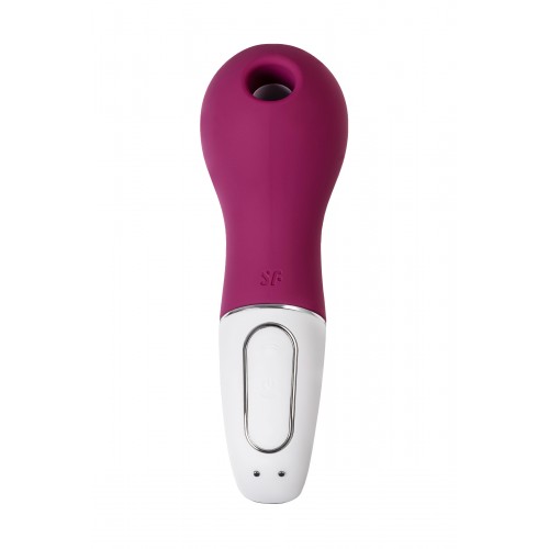 Вакуум-волновой бесконтактный стимулятор клитора Satisfyer Lucky Libra, силикон, красный, 15,7 см