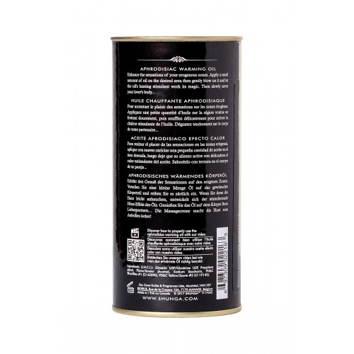 Масло для массажа Shunga Midnight Sorbet, разогревающее, с ароматом щербета, 100 мл