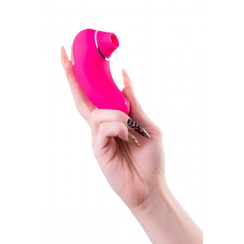 Вакуум-волновой бесконтактный стимулятор клитора LEROINA by TOYFA Laly, силикон, розовый, 10 см