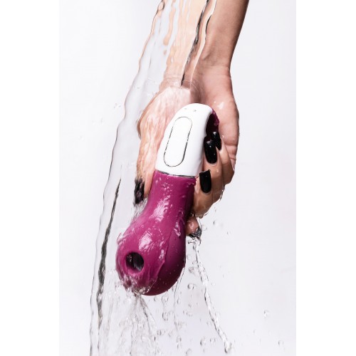 Вакуум-волновой бесконтактный стимулятор клитора Satisfyer Lucky Libra, силикон, красный, 15,7 см