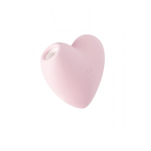 Вакуум-волновой бесконтактный стимулятор клитора Satisfyer Cutie Heart, силикон, розовый