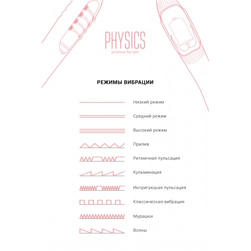 Вибратор с функцией нагрева и пульсирующими шариками PHYSICS FAHRENHEIT, силикон, розовый, 19 см