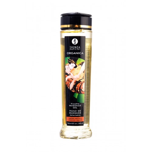 Масло для массажа Shunga Organica Almond Sweetness, натуральное, возбуждающее, с ароматом миндаля, 250 мл