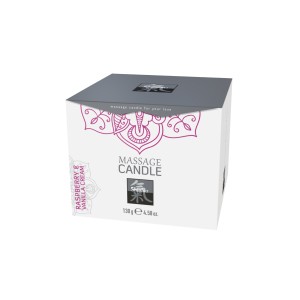 Массажная свечка с Малиной и Ванильным кремом, 130 мл (иной угол)