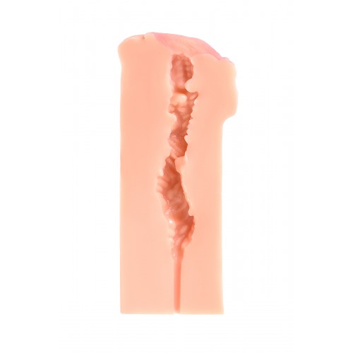 Мастурбатор реалистичный KOKOS ELEGANCE.007 с вибрацией, TPR, телесный, 16 см