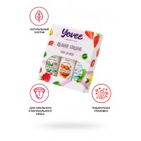 Набор гелей-смазок Yovee для любви (721006+721014+721054), вкус(мята+карамель) + увл(алоэ), 3х50 мл