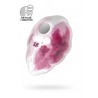 Вакуумный стимулятор клитора Satisfyer Cloud Dancer, силикон, красный