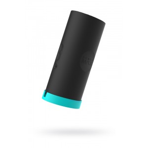 Мастурбатор нереалистичный Sense Max, силикон, черный, 18.5 см