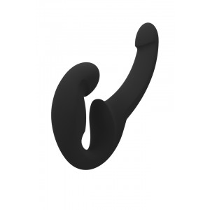 Анатомический безремневой страпон Fun Factory SHARE LITE, силикон, черный