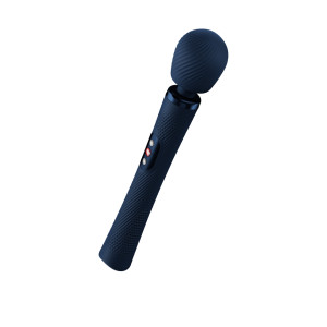 Вибромассажер Fun Factory VIM VIBRATING WAND, силикон, синий, 31,3 см