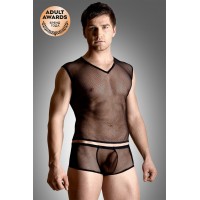 Костюм-сетка мужской SoftLine Collection, черный-M/L