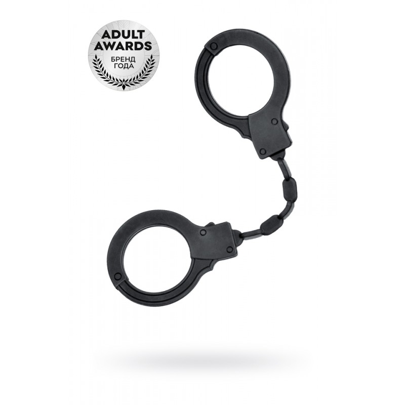 Силиконовые наручники A-Toys by TOYFA, силикон, черные, 33 см