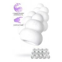 Мастурбатор нереалистичный MensMax Pucchi Set Box Sweets, TPE, белый, 6,5 см