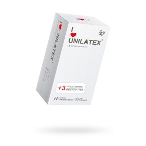 Презервативы Unilatex, natural ultrathin, ультратонкие, 19 см, 5,4 см, 15 шт. (иной угол)