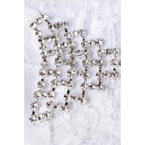 Трусики со стразами Joli Chantal, белый, OS (иной угол)