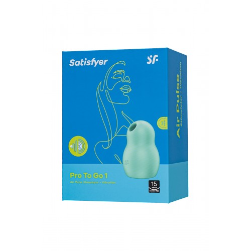 Вакуумный стимулятор клитора Satisfyer Pro To Go 1, мятный