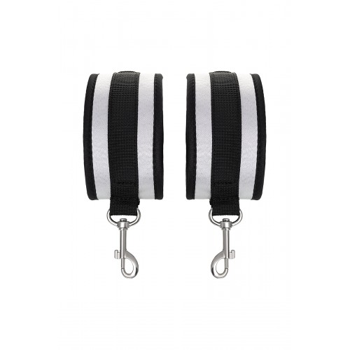 Поножи Anonymo #0157, полиэстер, серебристые, 28,5 см